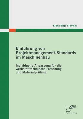 bokomslag Einfhrung von Projektmanagement-Standards im Maschinenbau