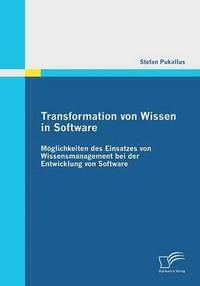 bokomslag Transformation von Wissen in Software