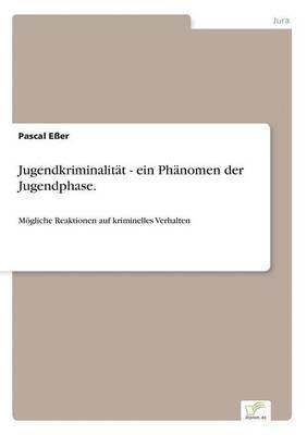 bokomslag Jugendkriminalität - ein Phänomen der Jugendphase.