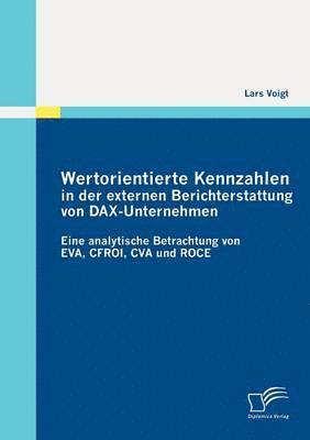 bokomslag Wertorientierte Kennzahlen in der externen Berichterstattung von DAX-Unternehmen