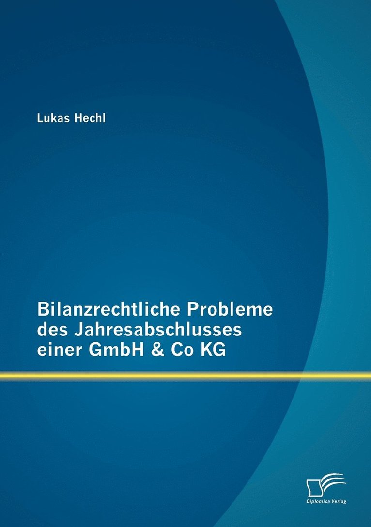 Bilanzrechtliche Probleme des Jahresabschlusses einer GmbH & Co KG 1