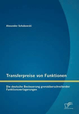 bokomslag Transferpreise Von Funktionen