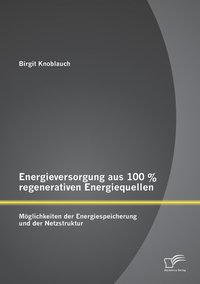 bokomslag Energieversorgung aus 100 % regenerativen Energiequellen