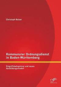 bokomslag Kommunaler Ordnungsdienst in Baden-Wrttemberg