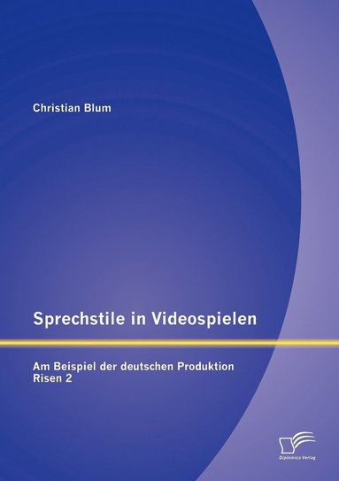 bokomslag Sprechstile in Videospielen