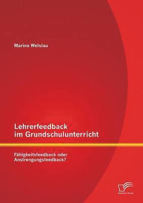 bokomslag Lehrerfeedback im Grundschulunterricht