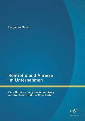 bokomslag Kontrolle und Anreize im Unternehmen