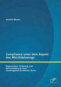bokomslag Compliance unter dem Aspekt des Whistleblowings