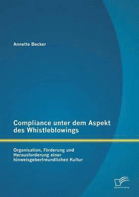 bokomslag Compliance unter dem Aspekt des Whistleblowings