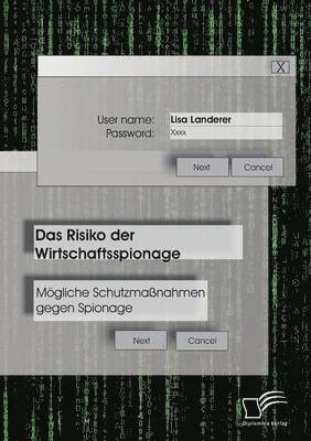 bokomslag Das Risiko der Wirtschaftsspionage