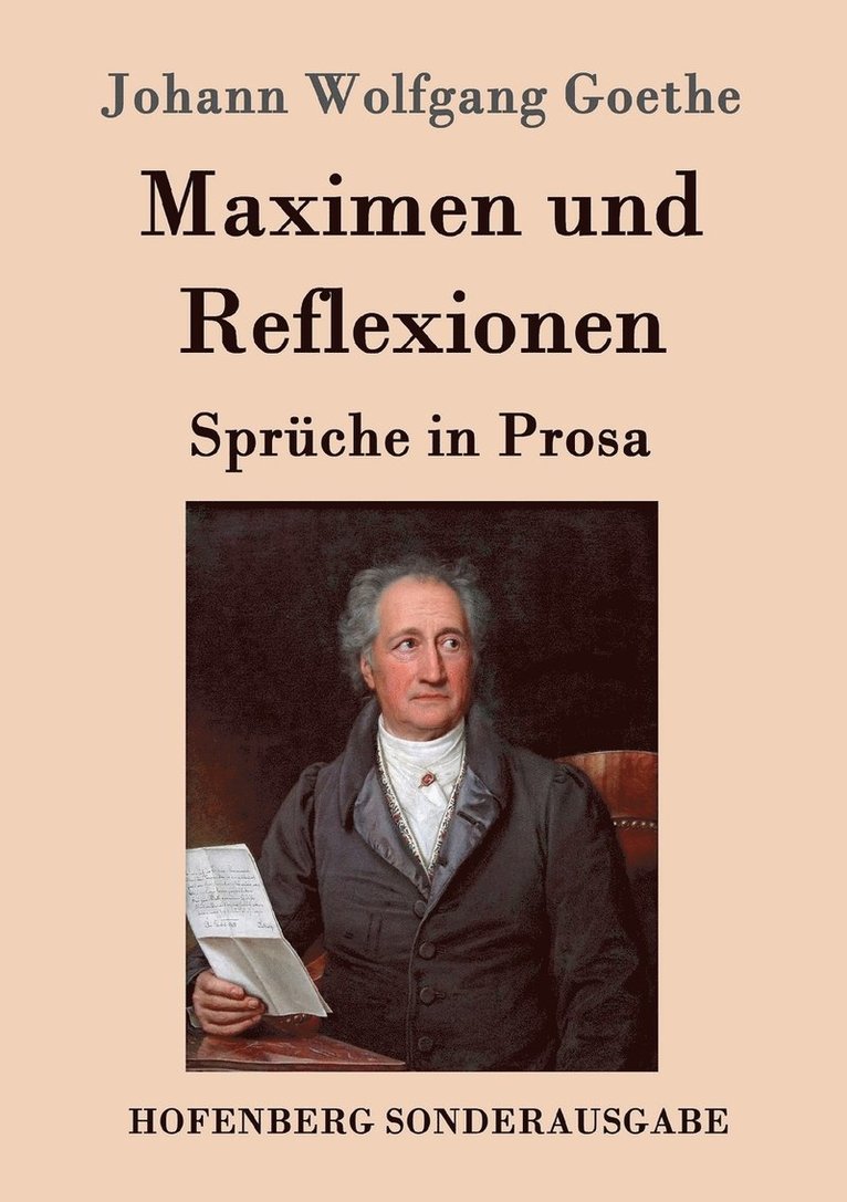 Maximen und Reflexionen 1