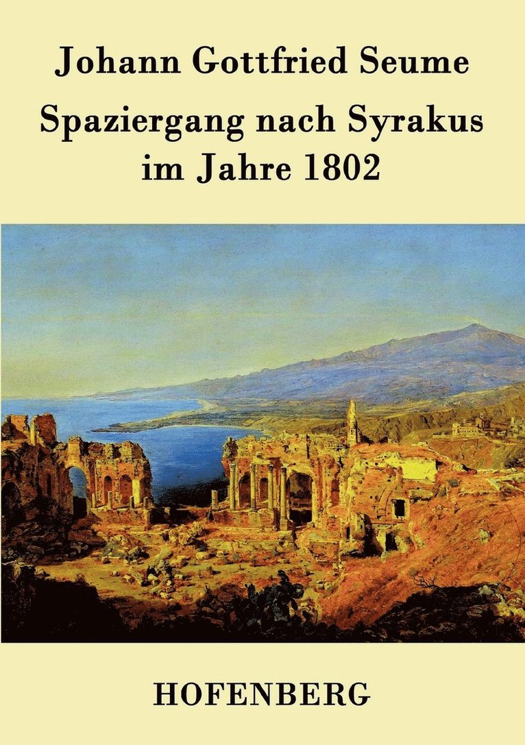 Spaziergang nach Syrakus im Jahre 1802 1