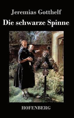 schwarze Spinne