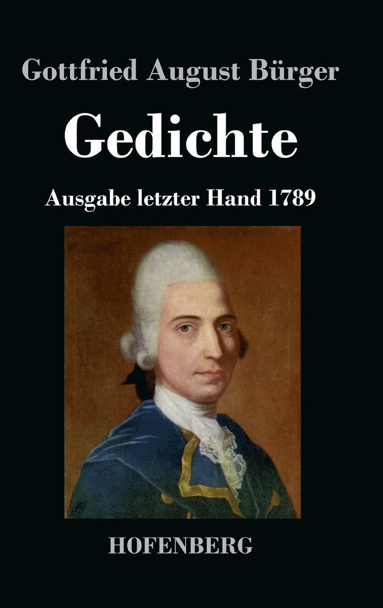 Gottfried August Bürger - Gedichte, Inbunden