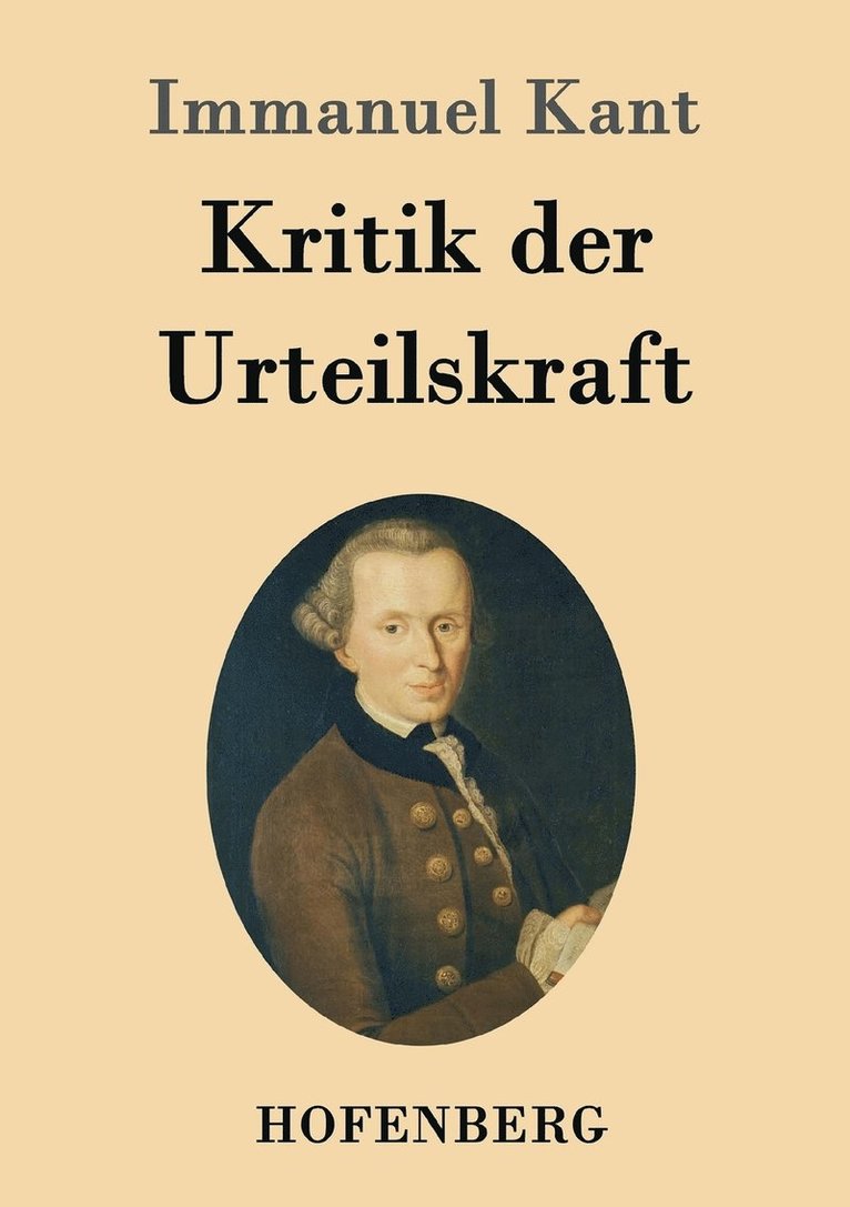 Kritik der Urteilskraft 1