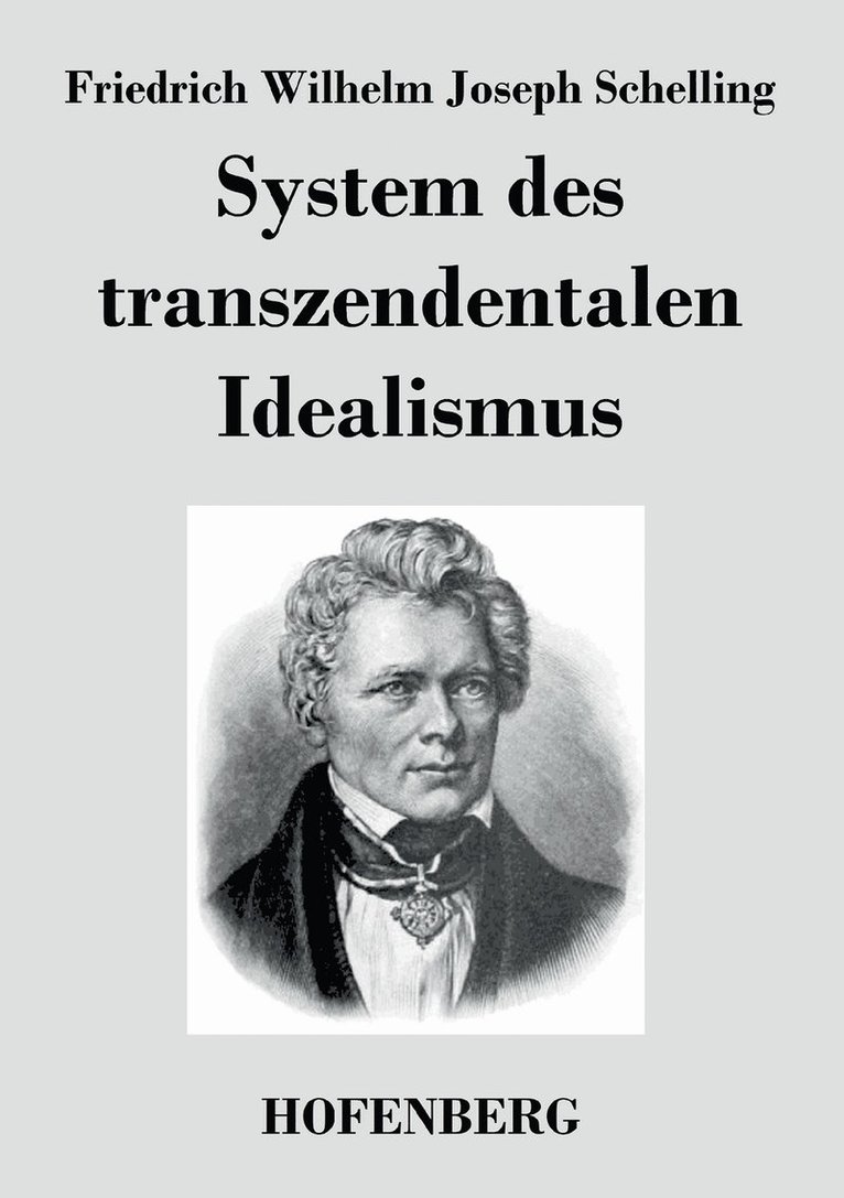System des transzendentalen Idealismus 1