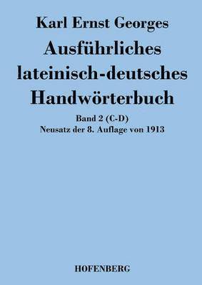bokomslag Ausführliches lateinisch-deutsches Handwörterbuch