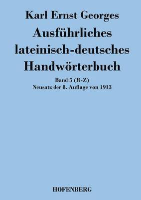 bokomslag Ausführliches lateinisch-deutsches Handwörterbuch