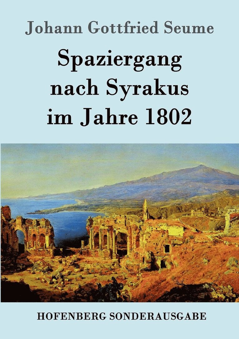 Spaziergang nach Syrakus im Jahre 1802 1