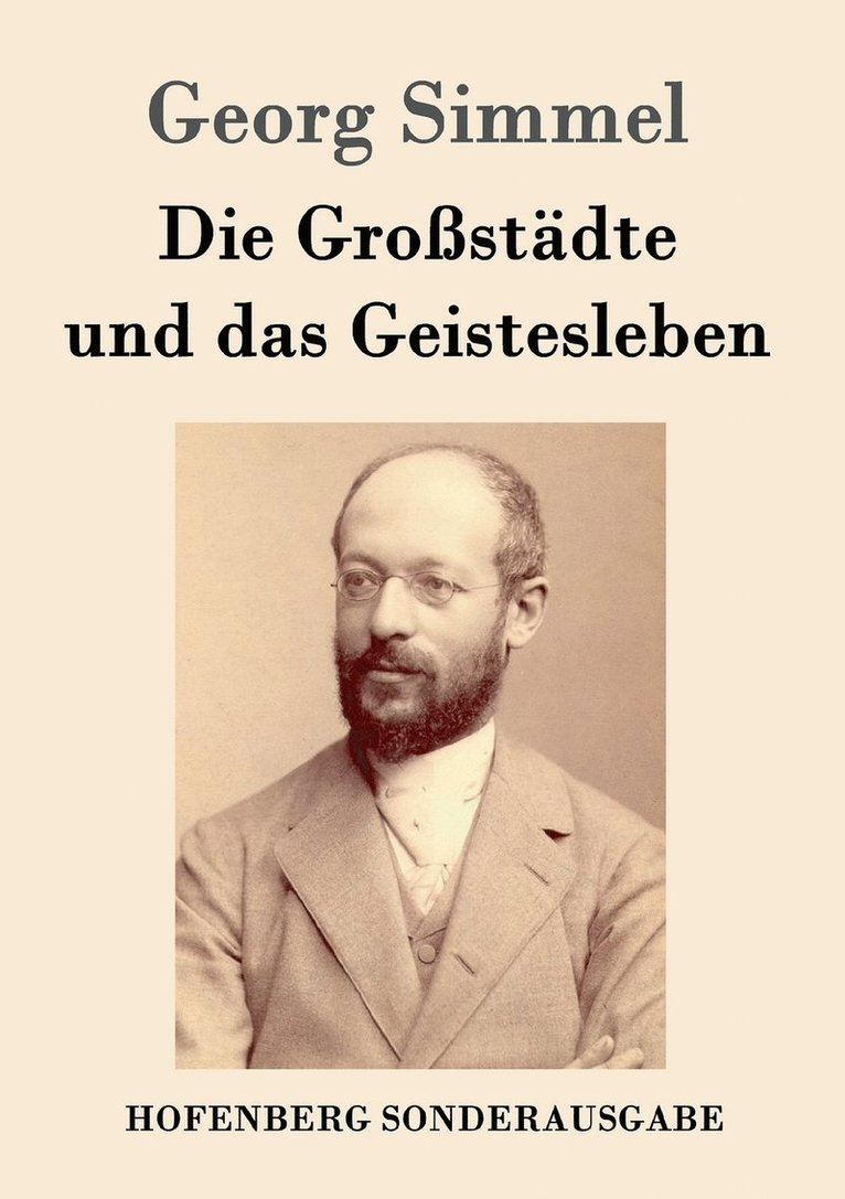 Großstädte und das Geistesleben