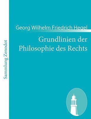 bokomslag Grundlinien der Philosophie des Rechts