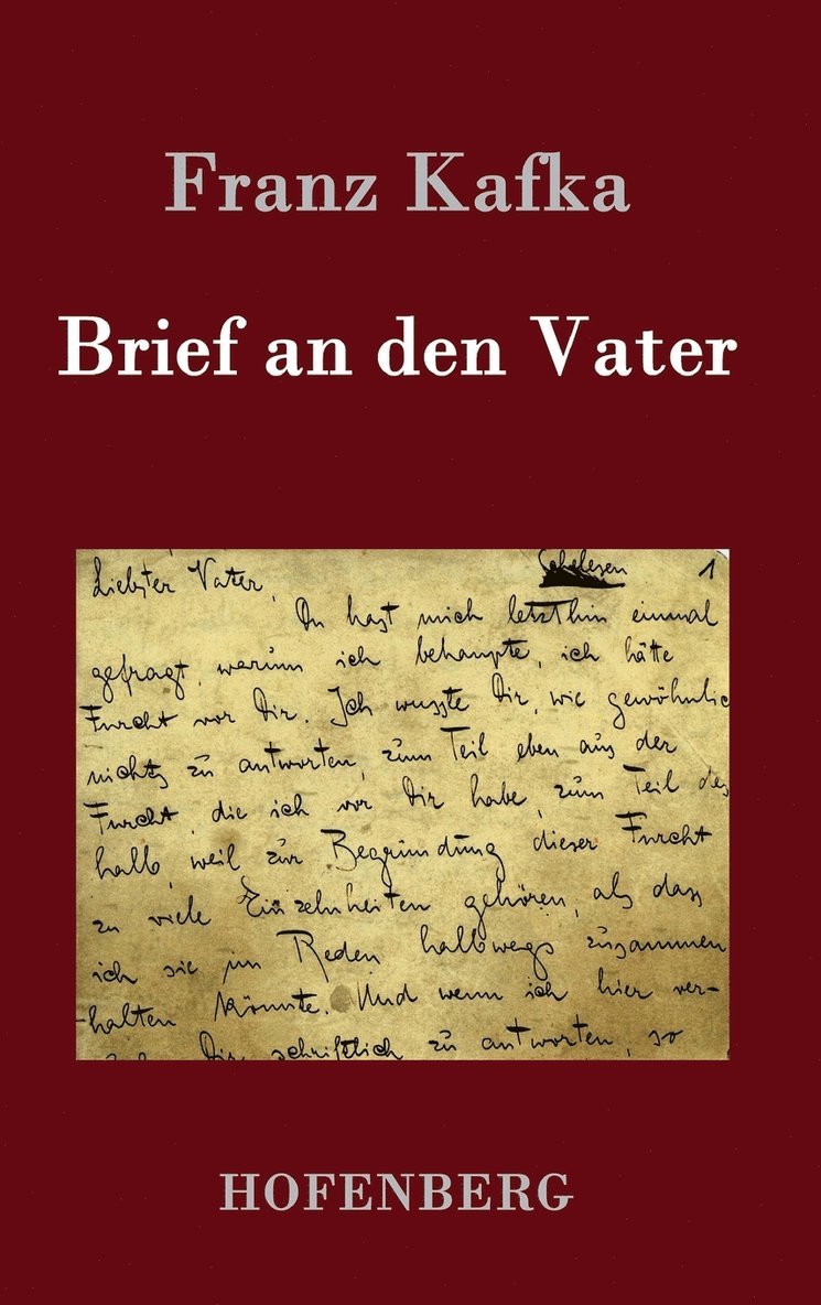 Brief an den Vater 1