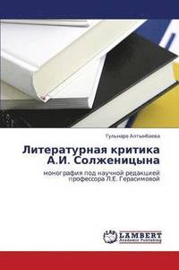 bokomslag Literaturnaya Kritika A.I. Solzhenitsyna