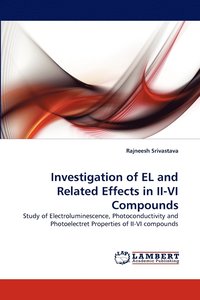 bokomslag Investigation of El and Related Effects in II-VI Compounds