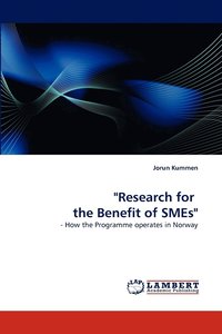 bokomslag &quot;Research for the Benefit of Smes&quot;