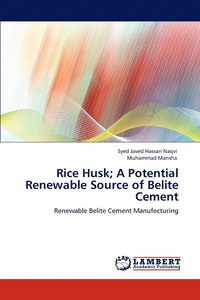 bokomslag Rice Husk; A Potential Renewable Source of Belite Cement
