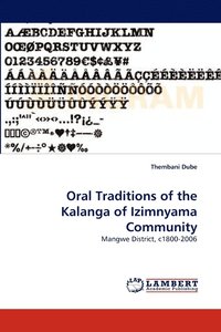 bokomslag Oral Traditions of the Kalanga of Izimnyama Community