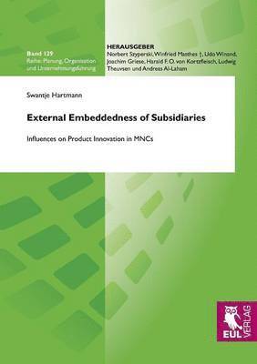 External Embeddedness of Subsidiaries 1