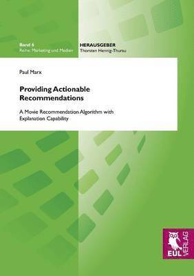 Paul Marx - Providing Actionable Recommendations, Häftad