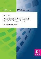 bokomslag Third-Order Risk Preferences and Cumulative Prospect Theory