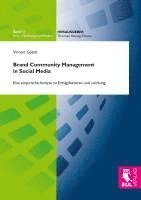 bokomslag Brand Community Management in Social Media