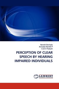 bokomslag Perception of Clear Speech by Hearing Impaired Individuals