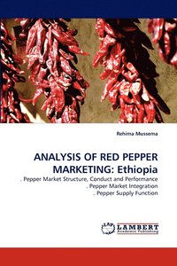 bokomslag Analysis of Red Pepper Marketing