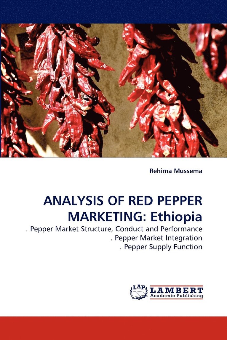 Analysis of Red Pepper Marketing 1