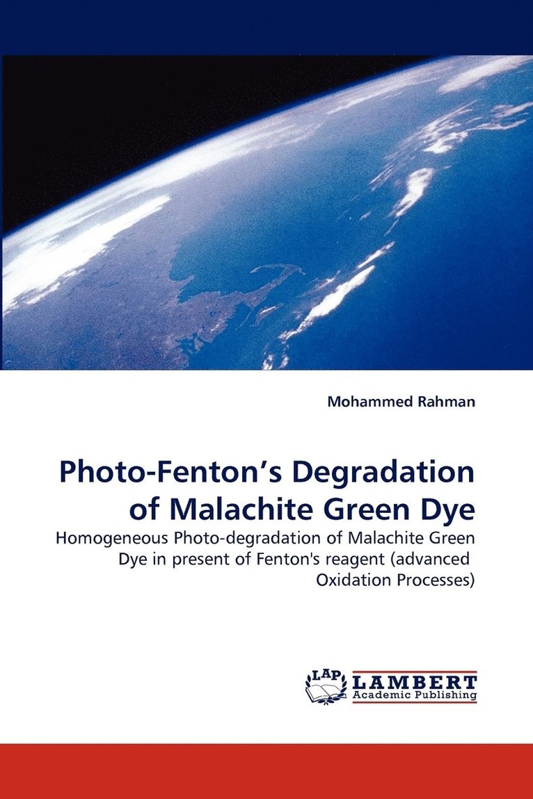 Photo-Fenton's Degradation of Malachite Green Dye 1