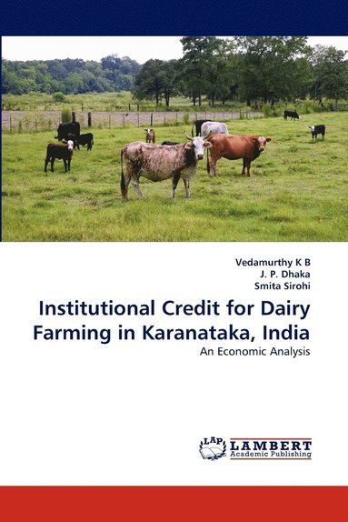 bokomslag Institutional Credit for Dairy Farming in Karanataka, India