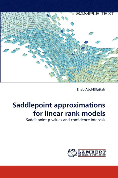 bokomslag Saddlepoint Approximations for Linear Rank Models
