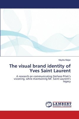 bokomslag The visual brand identity of Yves Saint Laurent