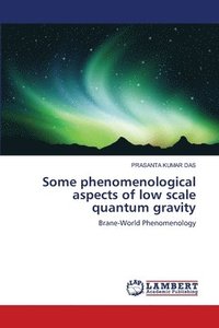 bokomslag Some phenomenological aspects of low scale quantum gravity