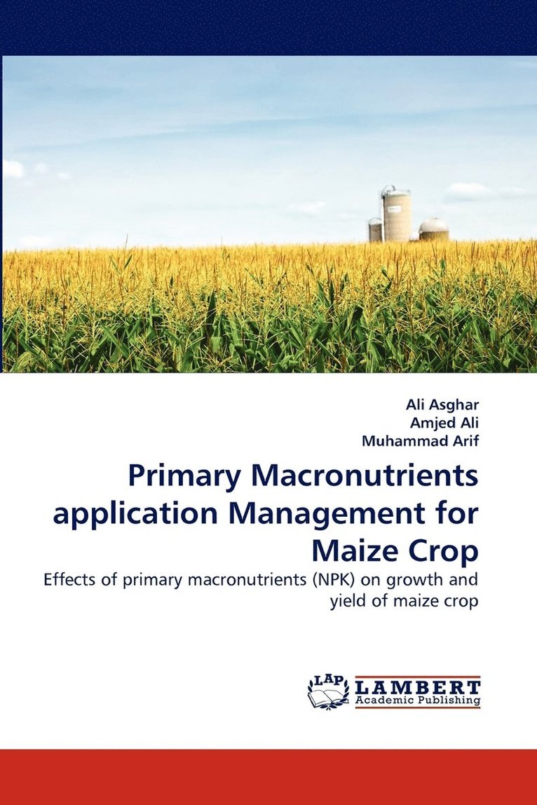 Primary Macronutrients application Management for Maize Crop 1