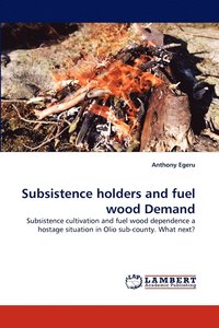 bokomslag Subsistence Holders and Fuel Wood Demand