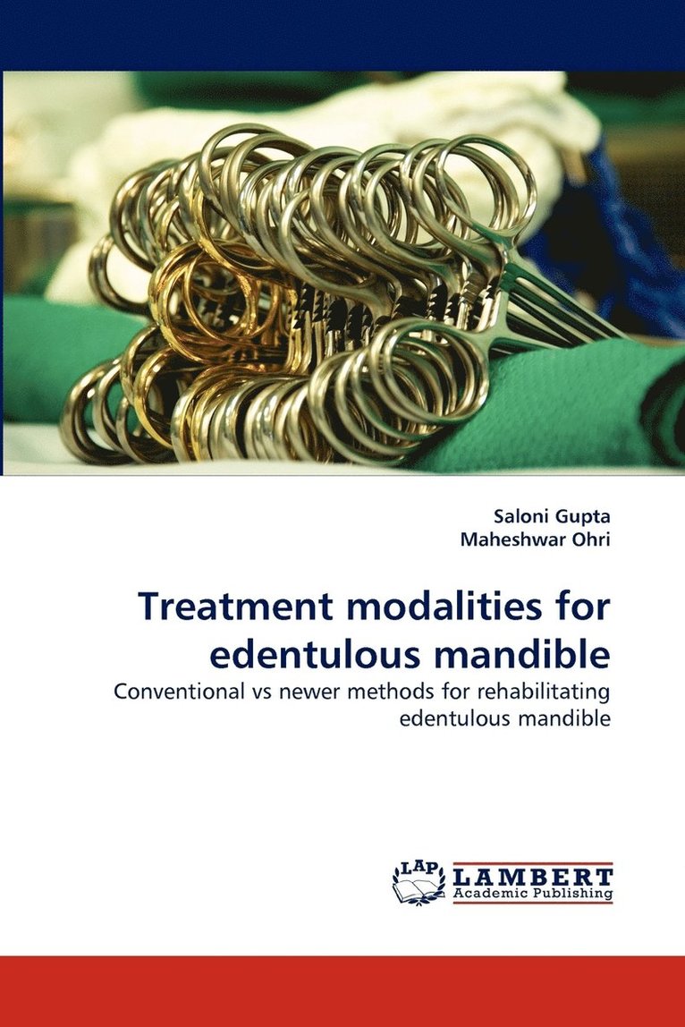 Treatment modalities for edentulous mandible 1