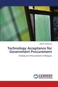 bokomslag Technology Acceptance for Government Procurement