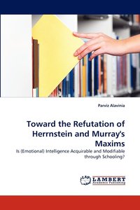 bokomslag Toward the Refutation of Herrnstein and Murray's Maxims