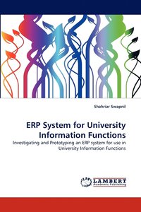 bokomslag ERP System for University Information Functions