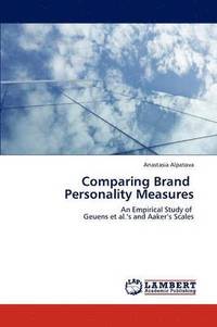 bokomslag Comparing Brand Personality Measures